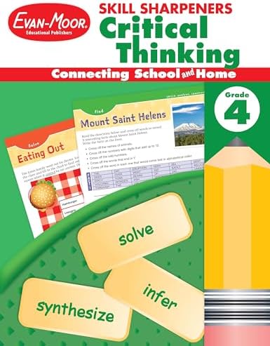 Evan-Moor Skill Sharpeners Critical Thinking, Grade 3 Workbook